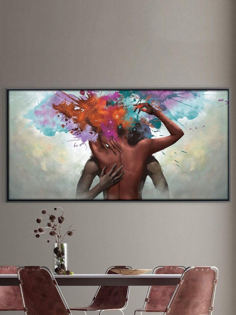 Abstrakcyjne Malarstwo Na Płótnie Unframed Wall Art Canvas Salon Home Decor