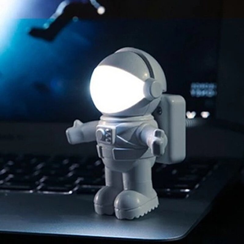 Astronauta Lampka Nocna Led Usb Kreatywna Usb Do Czytania Komputerowa Lampa Biurkowa