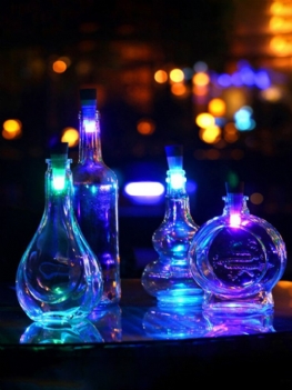 Butelka Wina Light Led Akumulator Świecąca Zakrętka Do Butelki Cork Innowacyjna Romantyczna Atmosfera