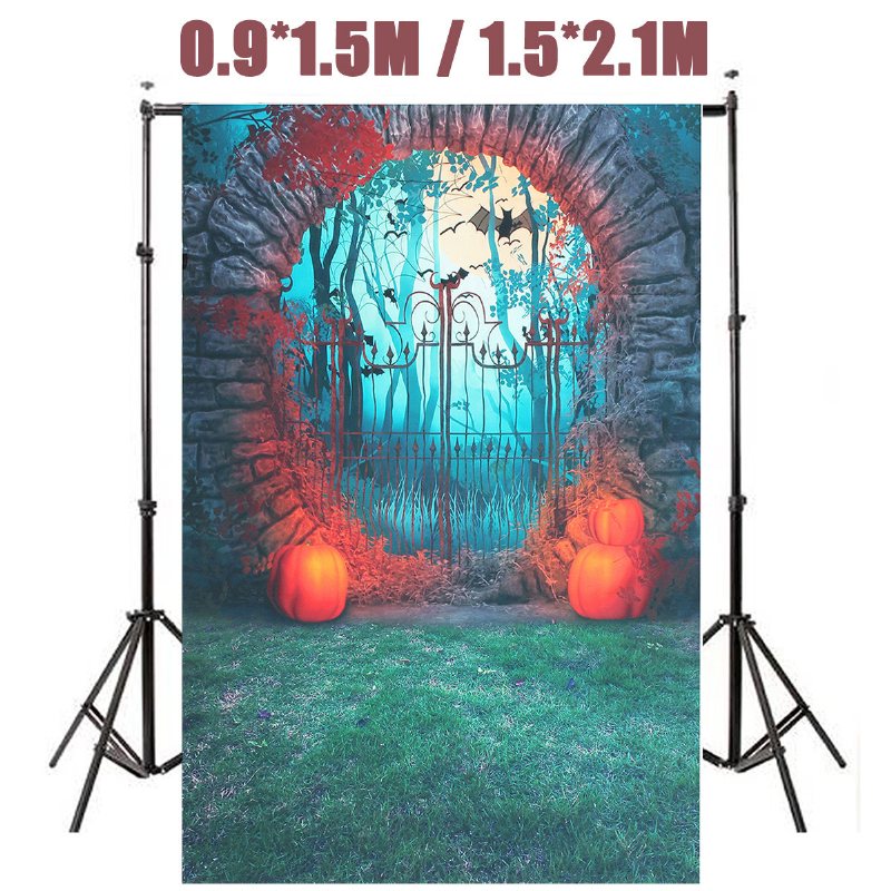 Halloween Dyniowy Nietoperz Studio Tkaniny Fotografia Tło Trwałe Tło Do Zdjęć Dekoracje Ścienne Na Imprezę