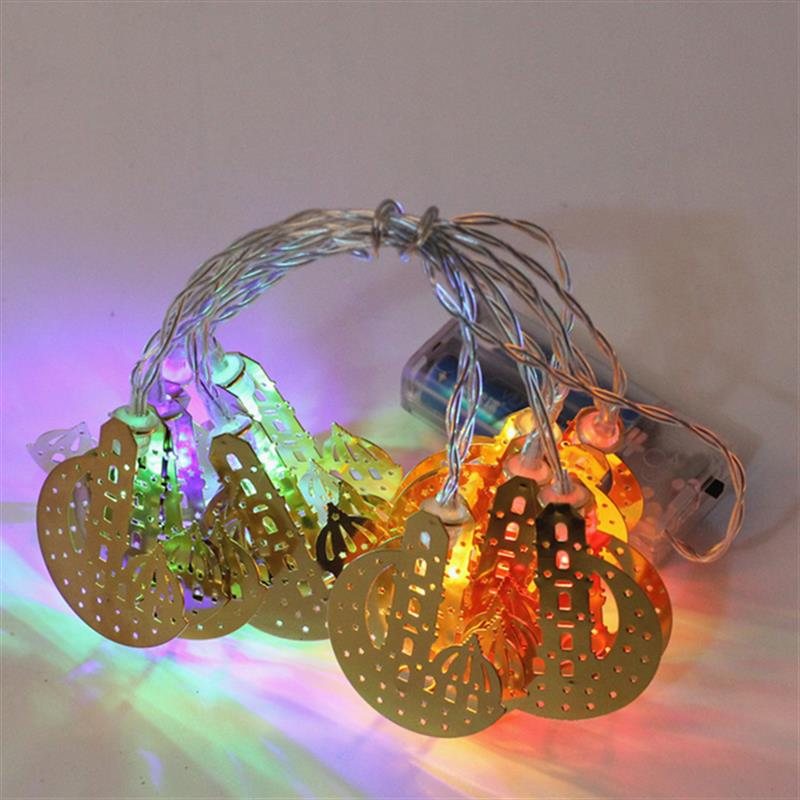 Islamski Eid Muzułmański Ramadan Dekoracje Led Gwiazda Księżyc String Light Ornament Latarnia