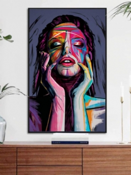 Kolorowe Abstrakcyjne Piękno Wzór Płótnie Malarstwo Unframed Wall Art Canvas Salon Wystrój Domu