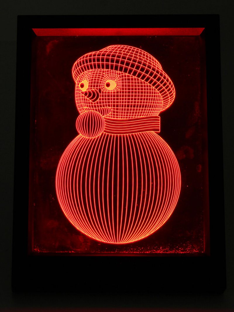 Led 3d Xmas Kolorowa Ramka Na Zdjęcia Lampki Nocne Stół Lampa Biurkowa Dekoracje Świąteczne