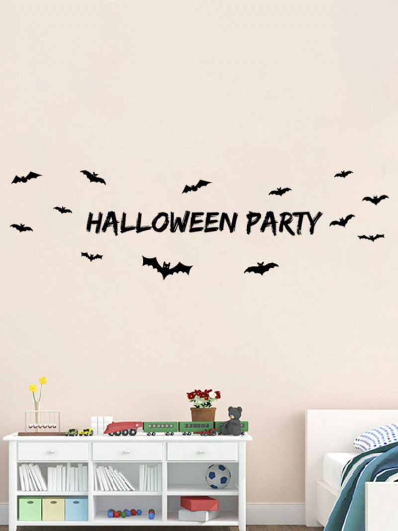 Miico Halloween Party Naklejka Zdejmowana Ścienna Dekoracje Do Pokoju Na