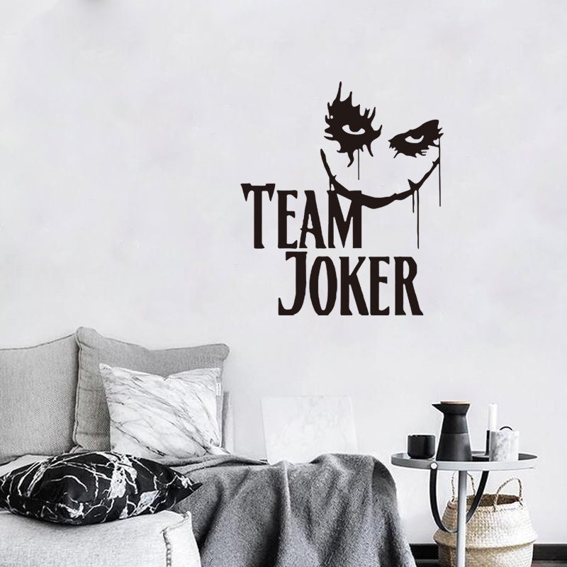 Miico Team Joker Halloween Naklejka Ścienna Dekoracja Pokoju