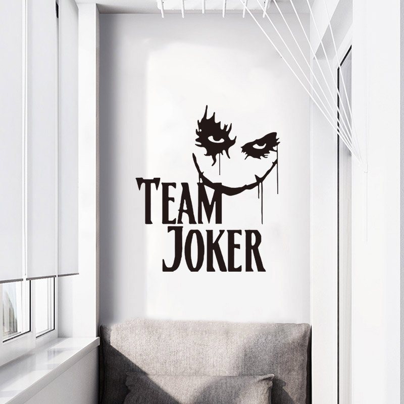 Miico Team Joker Halloween Naklejka Ścienna Dekoracja Pokoju