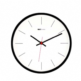 Nowoczesny Duży Zegar Ścienny - Minimalistyczna Skala Cisza Okrągły Zegarek 10-calowy