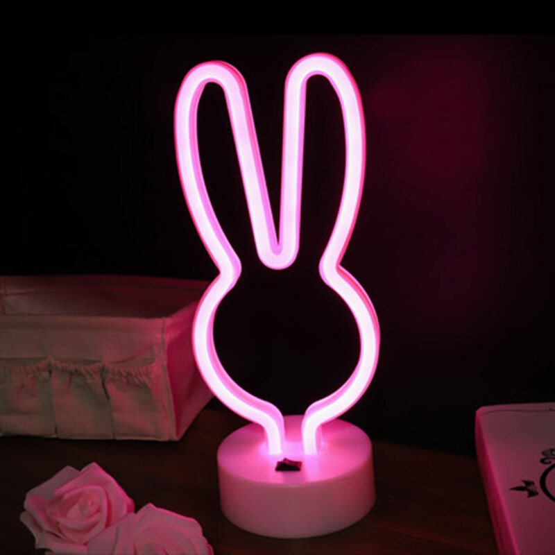 Rainbow Led Neon Night Light Sign Holiday Xmas Party Dekoracje Ślubne Pokój Dziecięcy Home Decor