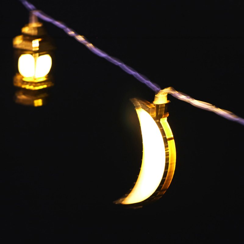 Ramadan I Eid Decor Lights Led Strona Główna Favor Ładne Led String Oświetlenie Domowe