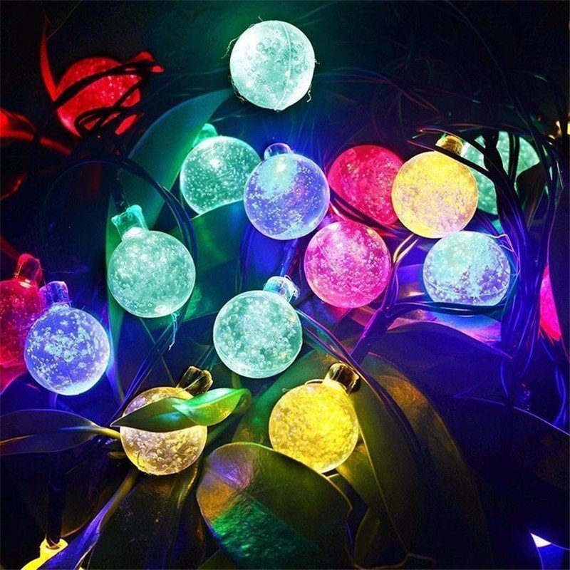 Solar 30 Led Outdoor Wodoodporna Impreza String Fairy Light Festival Ambience Lights