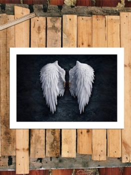 Unframed Angel Wings Fashion Abstrakcyjna Ściana Artystyczny Obraz Salon Sypialnia Grafika Decor