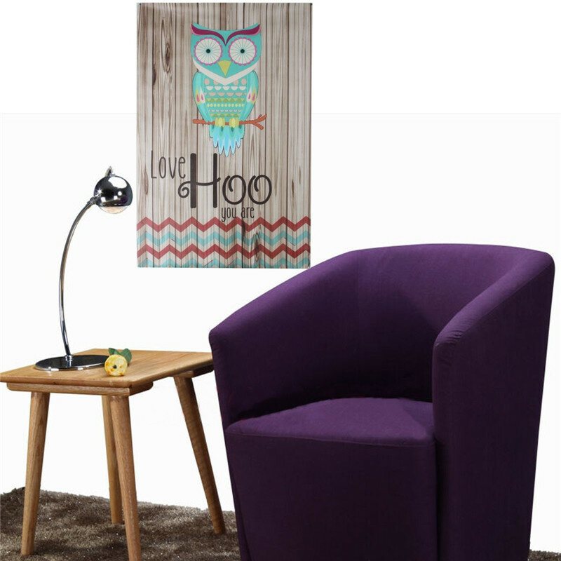 Unframed Druk Na Płótnie Home Decor Miłość Hoo Sowa Obraz Ścienny Dekoracja Obrazu