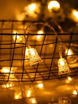 Wielokolorowe Dekoracje Pierścieniowe Led String Lights Na Boże Narodzenie