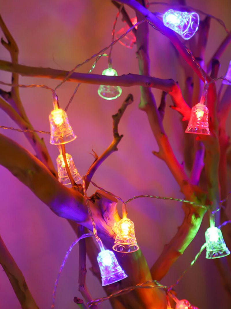 Wielokolorowe Dekoracje Pierścieniowe Led String Lights Na Boże Narodzenie