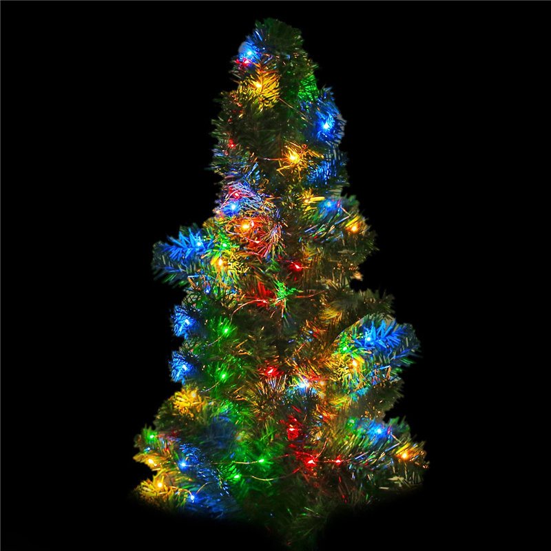 Zasilany Bateryjnie 5m 50leds Wodoodporny Drut Miedziany Fairy String Light Christmas Remote Control