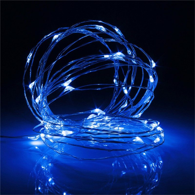 Zasilany Bateryjnie 5m 50leds Wodoodporny Fairy String Light Christmas Remote Control Home Decor