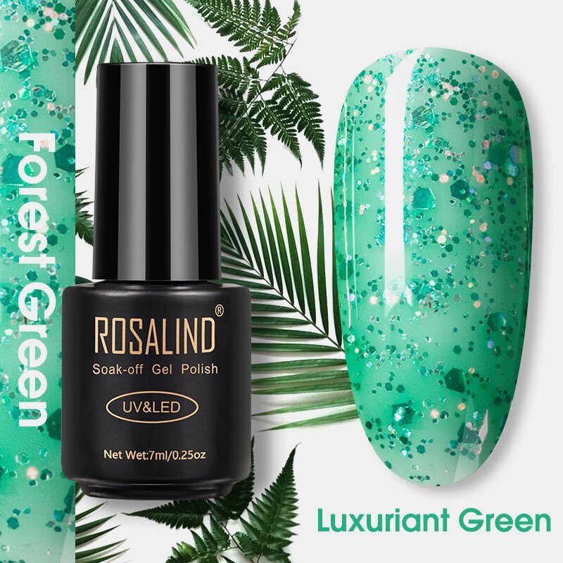 7 Ml Lakier Do Paznokci Forest Green Series Żel Do Manicure Żel Do Fototerapii Semi Permanent Żel Uv Do