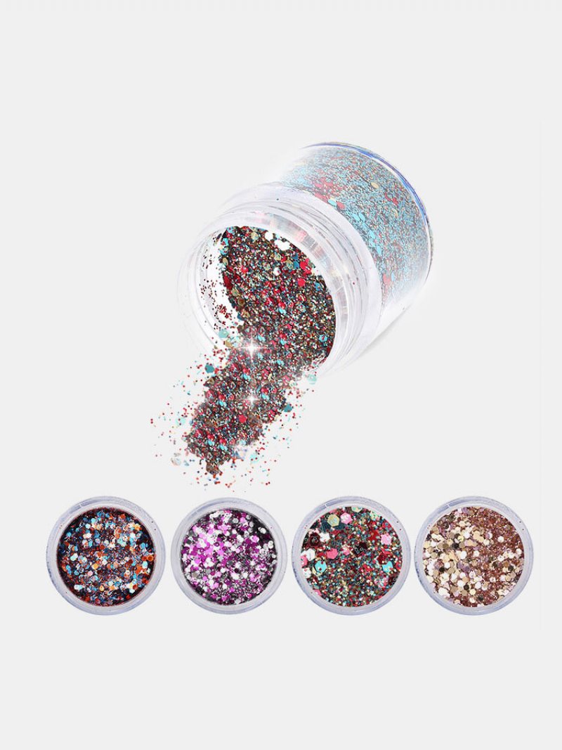 Nail Art Glitter Dust Powder Cekiny Porady 3d Manicure Dekoracja