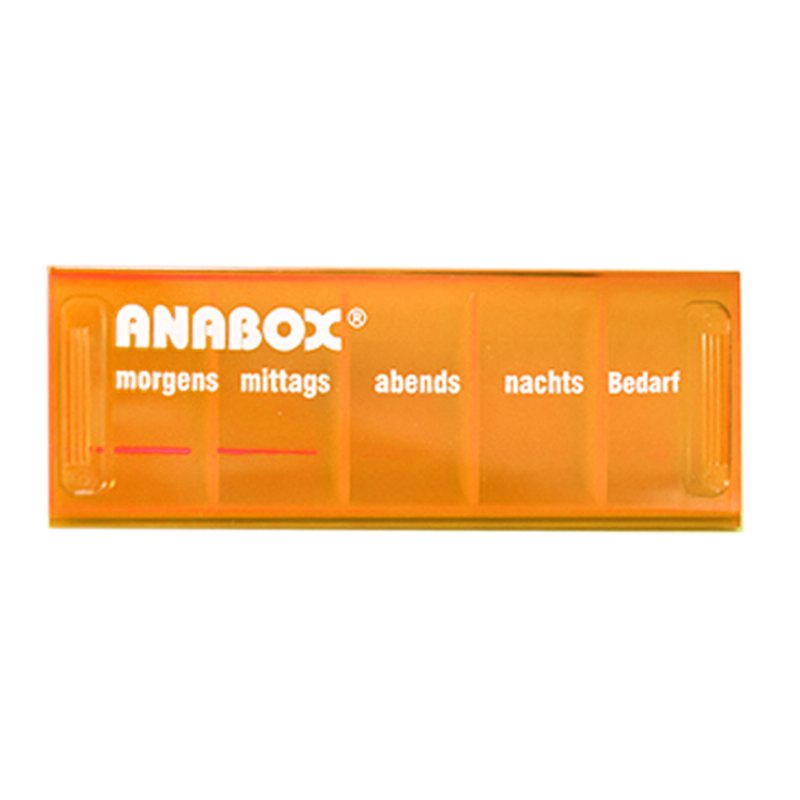 Anabox Przenośne Odporne Na Wilgoć Małe Pudełko Na Pigułki Oddzielna Walizka Medyczna Pakowana Co Tydzień