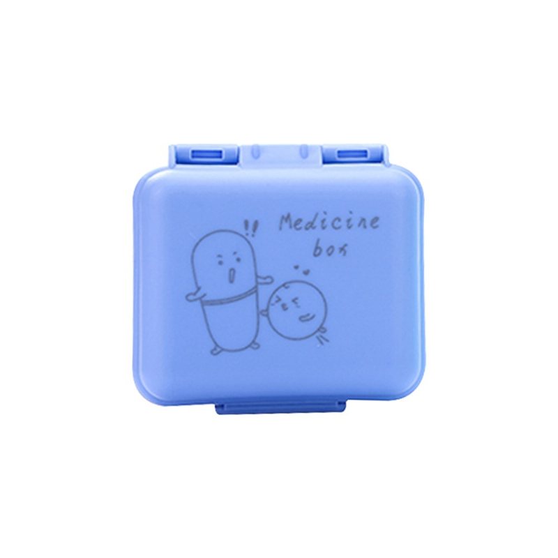 Kids Cartoon Pill Box Organizer 7 Przegródek Śliczne Etui Na Suplementy Do Przechowywania Witamin