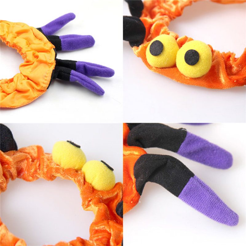 Pet Spider Collar Dog Cat Puppy Kitty Cap Halloween Supplies Pet Costume