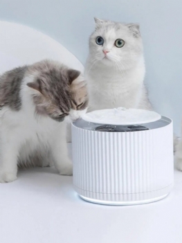 Smart Cat Pet Dozownik Wody Oczyszczacz 5-warstwowy Filtr 360 Stopni Otwarta Taca Do Picia Pet