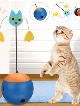 Zabawny Kot Domowy Kotek Zagraj W Zabawkę Elektryczny Obrotowy Łamigłówka Dla Kota Dla Zabawek Dla Kociąt