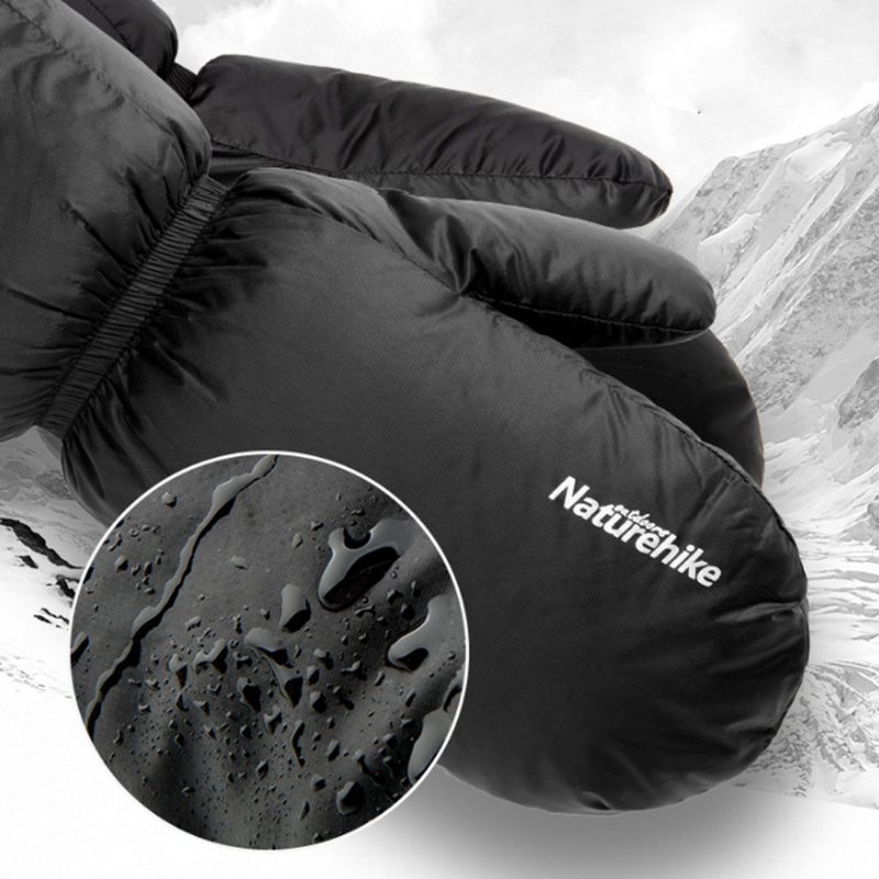 Naturehike Białe Aksamitne Rękawiczki Outdoor Ciepłe Zimowe Narciarskie Odporne Na Zimno