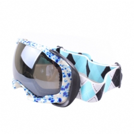 Okulary Narciarskie Dwuwarstwowe Gogle Przeciwmgielne Przeciwśnieżne Do Uprawiania Sportów Na Świeżym Powietrzu Uv400 Ochrona Przed Promieniowaniem Niebieski