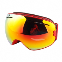Unisex Przeciwmgielne Narciarskie Gogle Do Sportów Zimowych Regulowane Na Zewnątrz Snowfield Okulary Ochronne Podwójna Warstwa Do