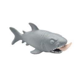 Tricky Soft Man-eating Shark Shape Squeeze Toys Ciekawe Zabawki Dekompresyjne Dla Dorosłych Eksport Szczypta