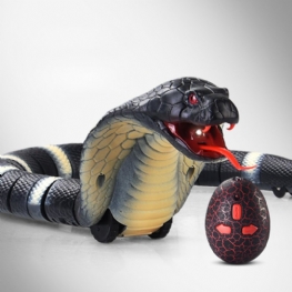 Zdalnie Sterowane Elektryczne Węże Z Zabawek Imitacja Kobry Z Elastycznymi Stawami Potrząśnij Dźwiękiem Za Pomocą Zabawki Parodii