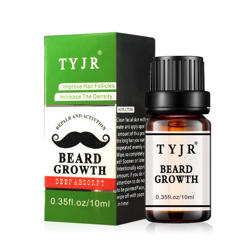 10ml Men Beard Growth Oil Pielęgnacja Nawilżający Poprawa Frizz Rzęsy Odżywczy Płyn