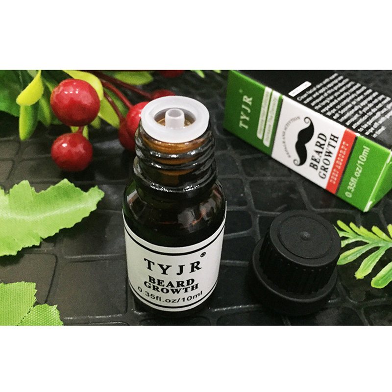 10ml Men Beard Growth Oil Pielęgnacja Nawilżający Poprawa Frizz Rzęsy Odżywczy Płyn