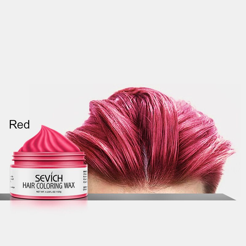 9 Kolorów Jednorazowy Wosk Do Koloryzacji Włosów Unisex Szybka Stylizacja Color Hair Clay Diy Krem Barwiący