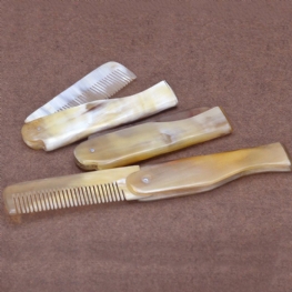 Grzebień Oxhorn Składana Szczotka Do Włosów Drobny Masaż Zębów Antystatyczny Przenośny Prezent Podróż