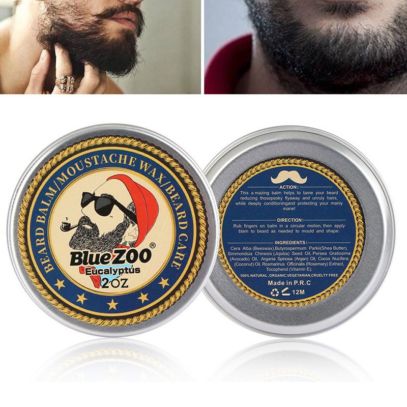 Men's Facial Beard Wax Pielęgnacja Brody Krem Do Golenia Nawilżający Do Kontroli Olejków Do