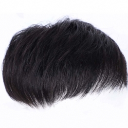 Męskie Peruki Treska Dla Mężczyzn Naturalna Peruka Linia Włosów Dla Z Wypadaniem Przystojny Krótkie Proste Z Ludzkich