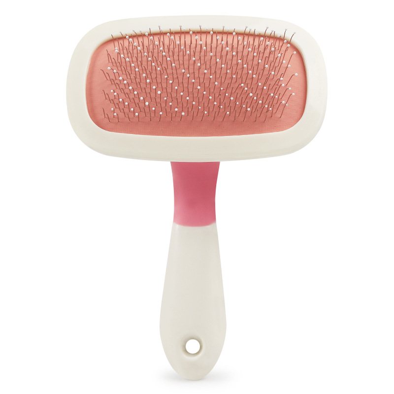 Pet Dog Cat Grooming Slicker Brush Narzędzie Grzebieniowe Obracanie O 360 ° Dla Psa Długowłosego