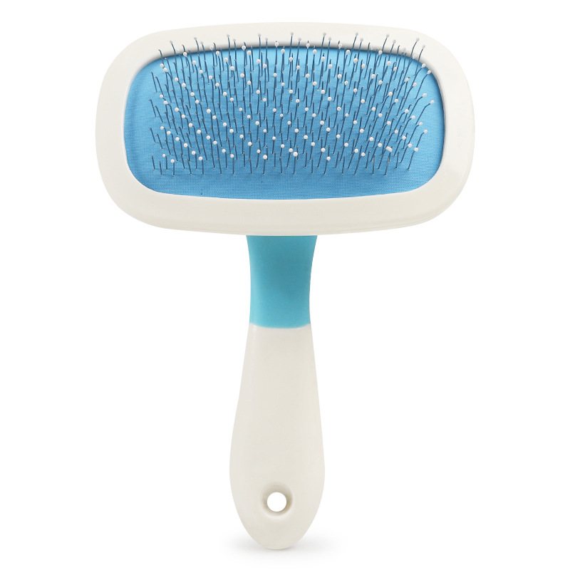 Pet Dog Cat Grooming Slicker Brush Narzędzie Grzebieniowe Obracanie O 360 ° Dla Psa Długowłosego