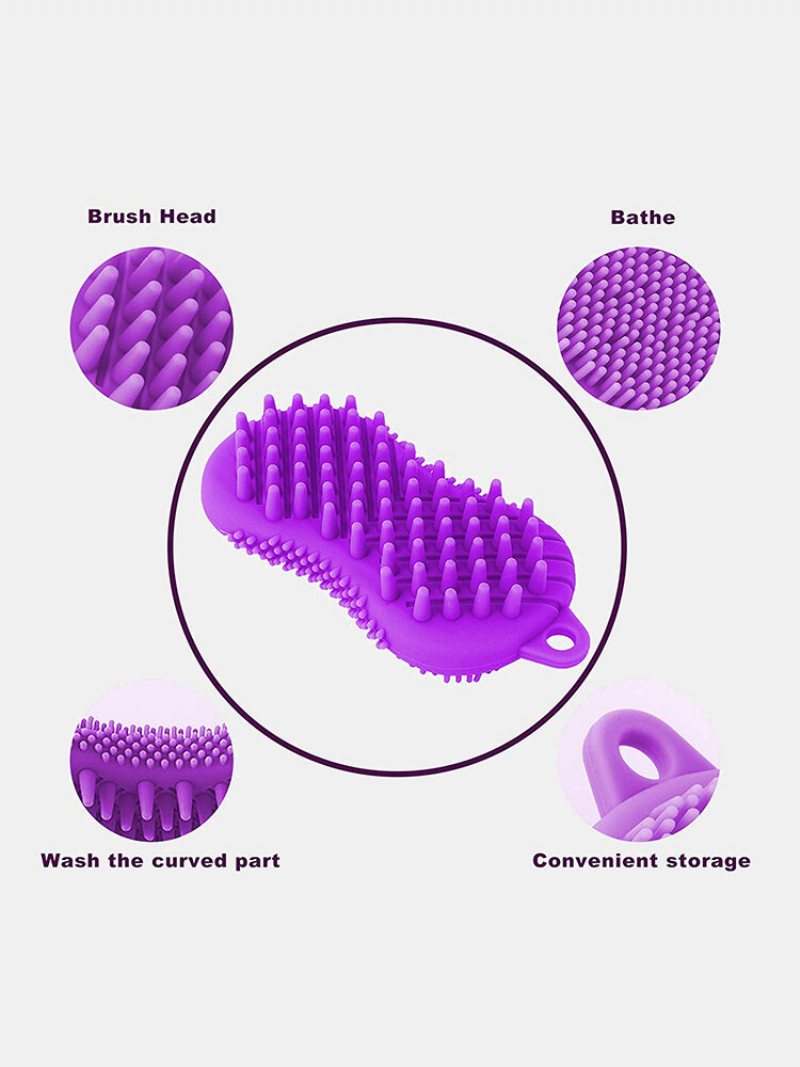 Silikonowa Szczotka Do Masażu Skóry Głowy