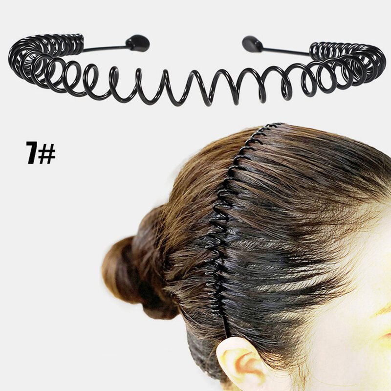 Styl Sportowy Mężczyźni Kobiety Pałąk Szpilka Mycie Twarzy Back Pressure Hair Non Hurt Akcesoria Do Włosów