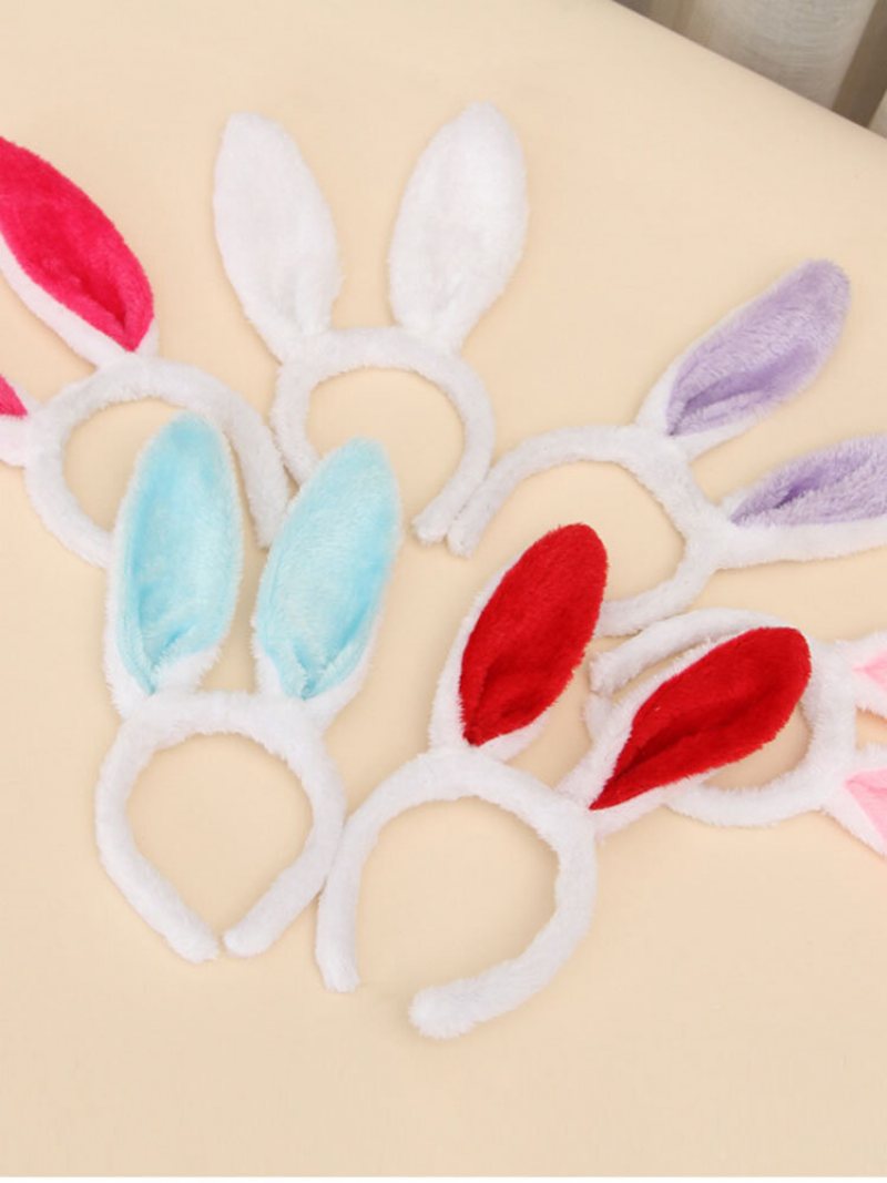 Wielkanocne Akcesoria Do Włosów Dla Kobiet Cute Bunny Ears Stroik Dla Dzieci Z Pałąkiem Na Głowę