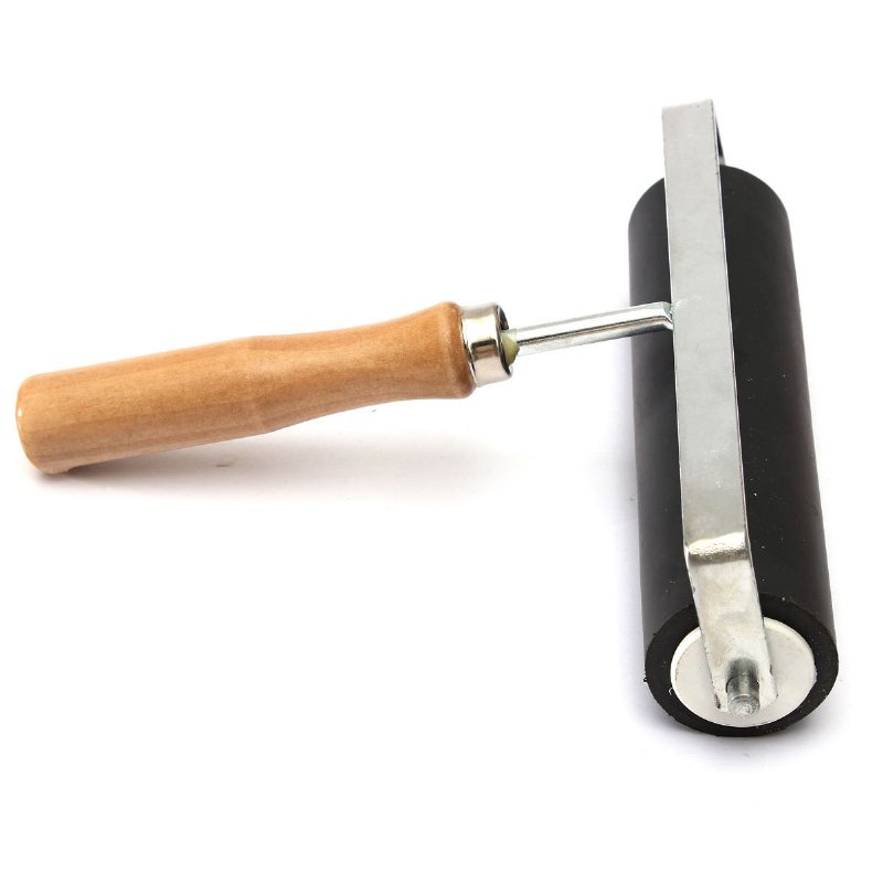 2/4/6 Calowy Twardy Gumowy Wałek Do Tuszu Lino Brayer Art Craft Tool