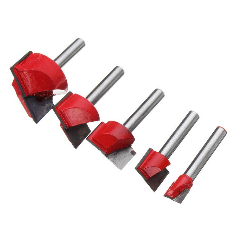 5szt 6x10/16/22/25/32mm Shank Router Bit Zestawy Profilowanie Przycinanie Frez Do Drewna