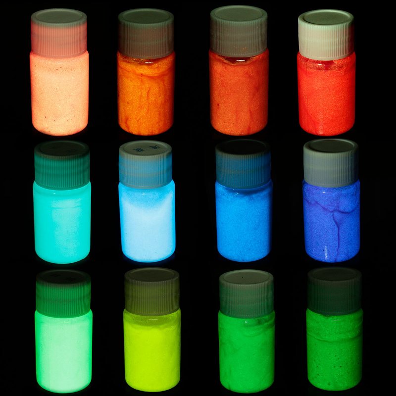 Glow In Dark Paint Black Light Night Fluorescencyjna Farba Ultrafioletowa Uv Super Bright Art