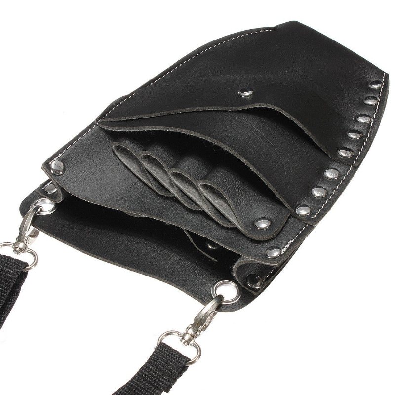 Pu Leather Barber Scissor Fryzjerstwo Kabura Etui Uchwyt Case Nit Klipy Torba