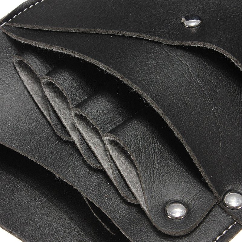 Pu Leather Barber Scissor Fryzjerstwo Kabura Etui Uchwyt Case Nit Klipy Torba