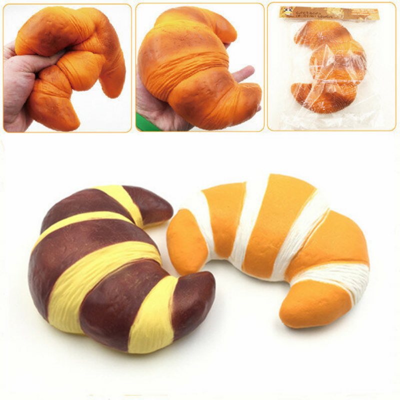 18 cm Squishyfun Jumbo Croissant Squishy Bread Super Wolno Rosnący Wycisnąć Kolekcja Zabawek Zabawny Prezent