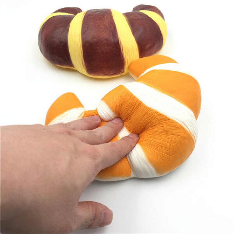 18 cm Squishyfun Jumbo Croissant Squishy Bread Super Wolno Rosnący Wycisnąć Kolekcja Zabawek Zabawny Prezent